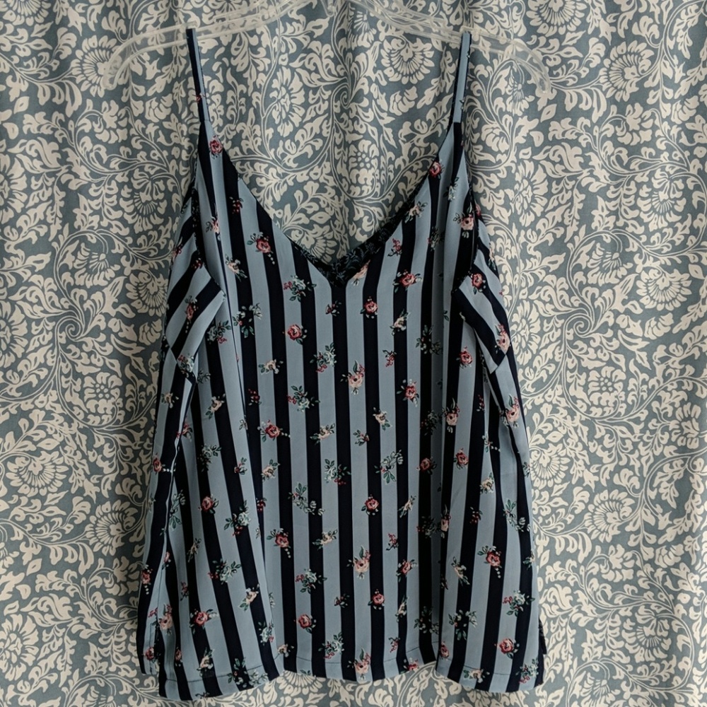 WHBM Reversible Spaghetti Strap Tank Top M